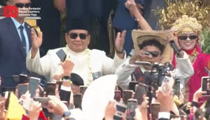 Lagu Tabola Bale Meriahkan Upacara HUT ke-80 RI, Presiden Prabowo Ikut Bergoyang